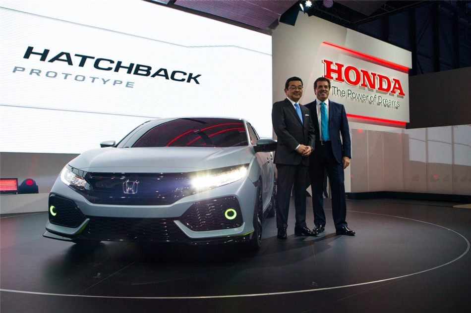 Takahiro Hachigo prezentuje prototyp nowej Hondy Civic Hatchback